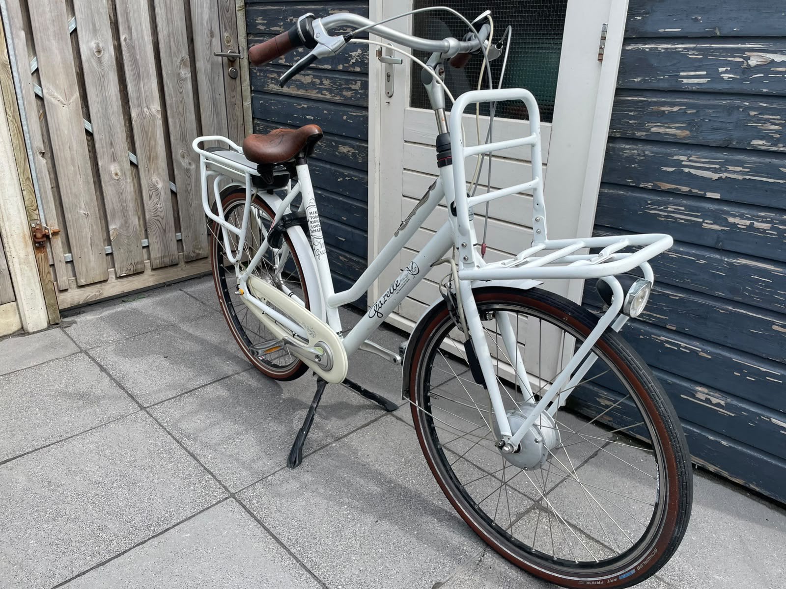 Elektrische fiets gazelle miss grace wit moeder fiets, Fietsen en Brommers, 51 tot 55 cm, Ophalen of Verzenden, Zo goed als nieuw