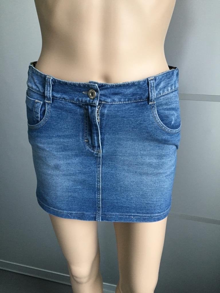 B355 Origineel Dolce & Gabbana: rok spijkerrok Maat XS=34, Blauw, Ophalen of Verzenden, Zo goed als nieuw, Dolce and Gabbana