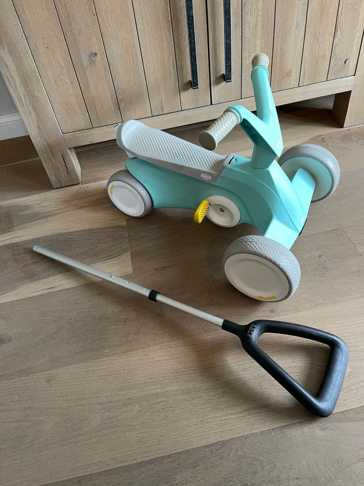 🌸 Set! Berg Go2 loopfiets + duwstang voor binnen/buiten 🌸, Ophalen, Zo goed als nieuw, Loopfiets