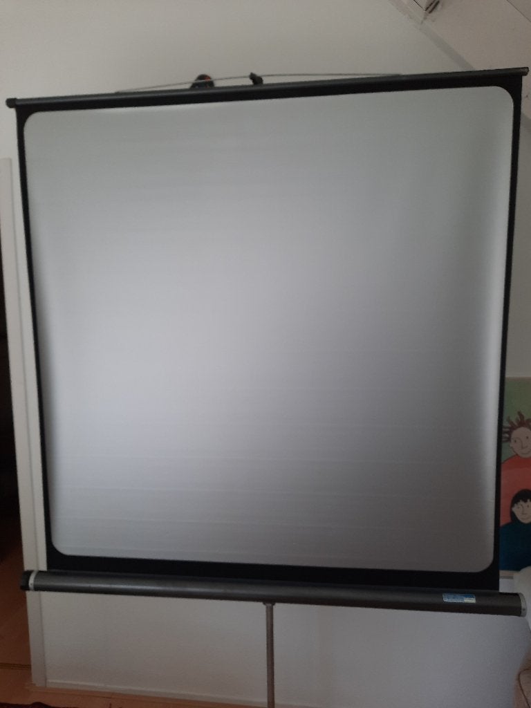 projectiescherm, Ophalen of Verzenden, Handmatig, Gebruikt