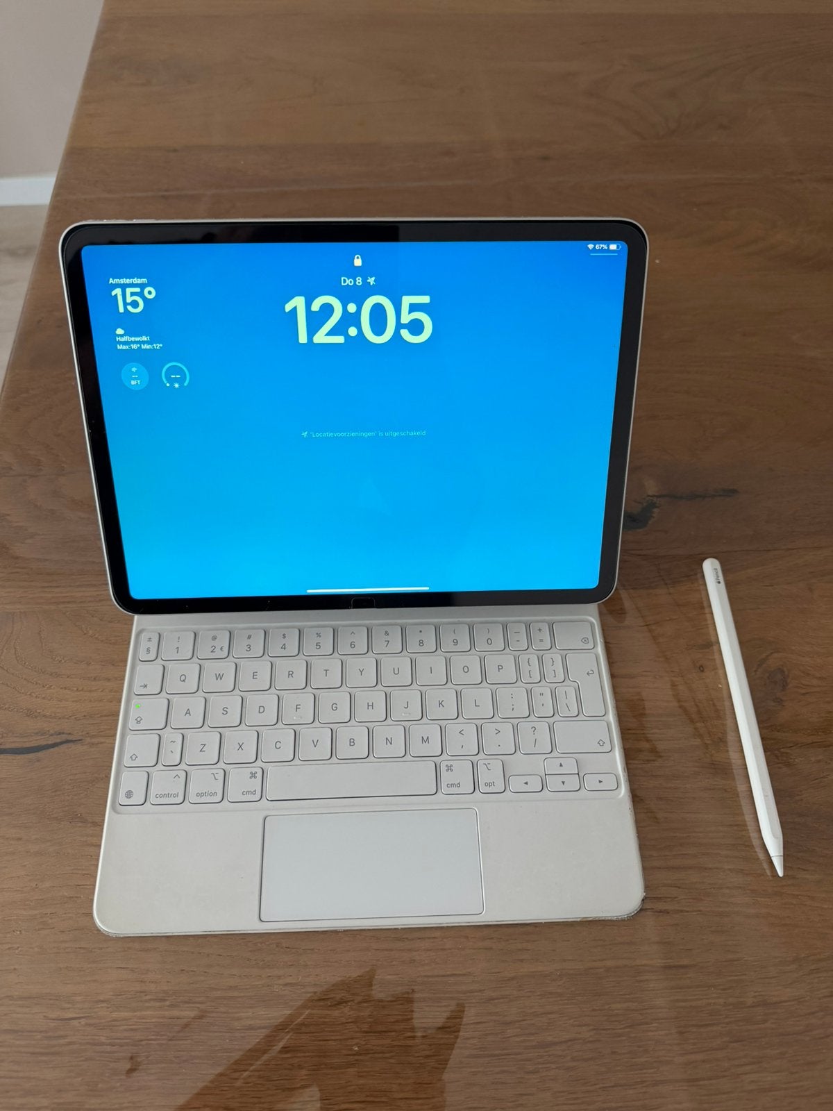 Ipad 11 pro 4e generatie wifi 128gb  pencil magic keyboard, Computers en Software, Apple iPad, 11 inch, Ophalen of Verzenden, Zo goed als nieuw