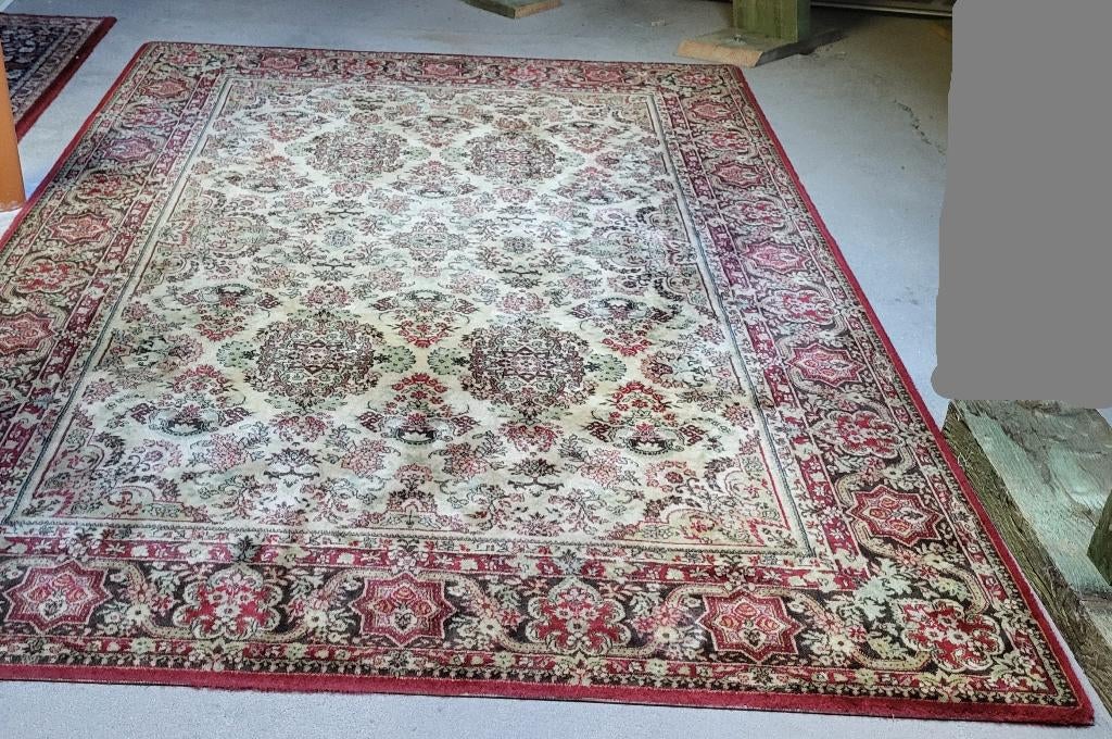 Vintage Louis de Poortere vloerkleed, Ophalen, Gebruikt, Perzisch, 200 cm of meer