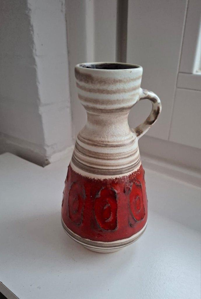 Vintage aardewerk vaasje, Antiek en Kunst, Ophalen of Verzenden