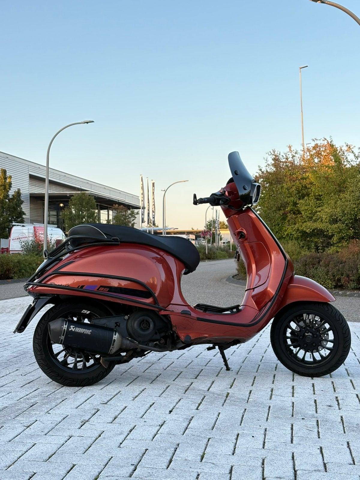 Vespa sprint 80cc, Acrapovic, Custom kleur, Ophalen, Gebruikt, Maximaal 45 km/u, Vespa S