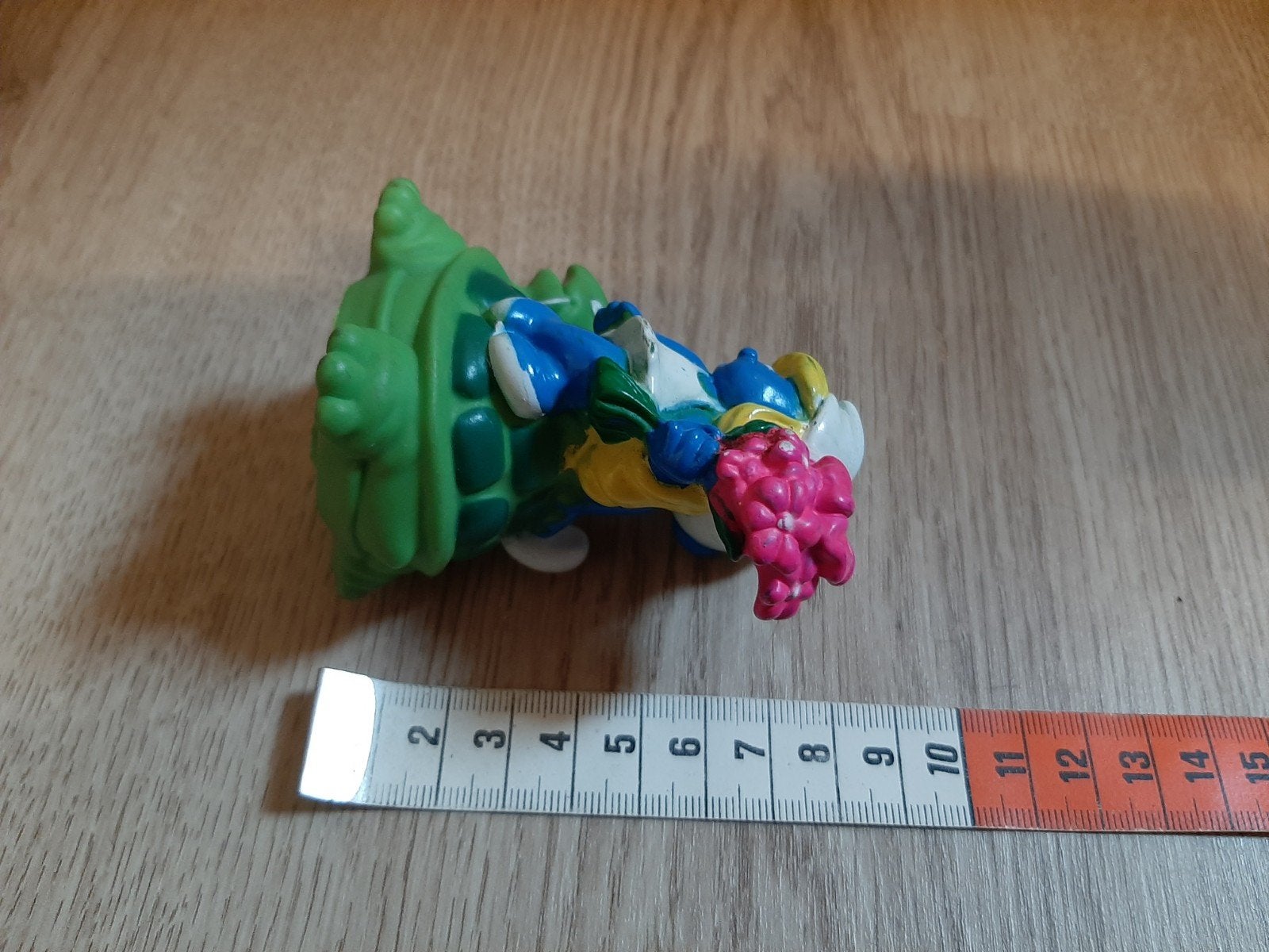 De Smurfen snoepdop smurf en smurfin op schildpad, Ophalen of Verzenden