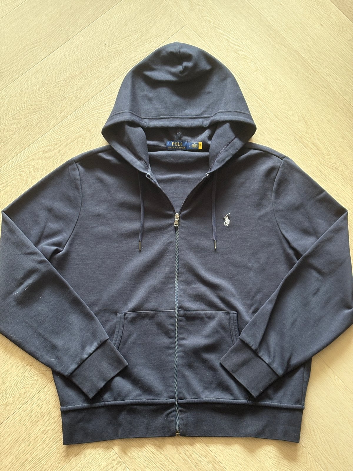 Polo Ralph Lauren hoodie met rits - Maat L, Kleding | Heren, Truien en Vesten, Ophalen of Verzenden, Gedragen, Maat 52/54 (L)