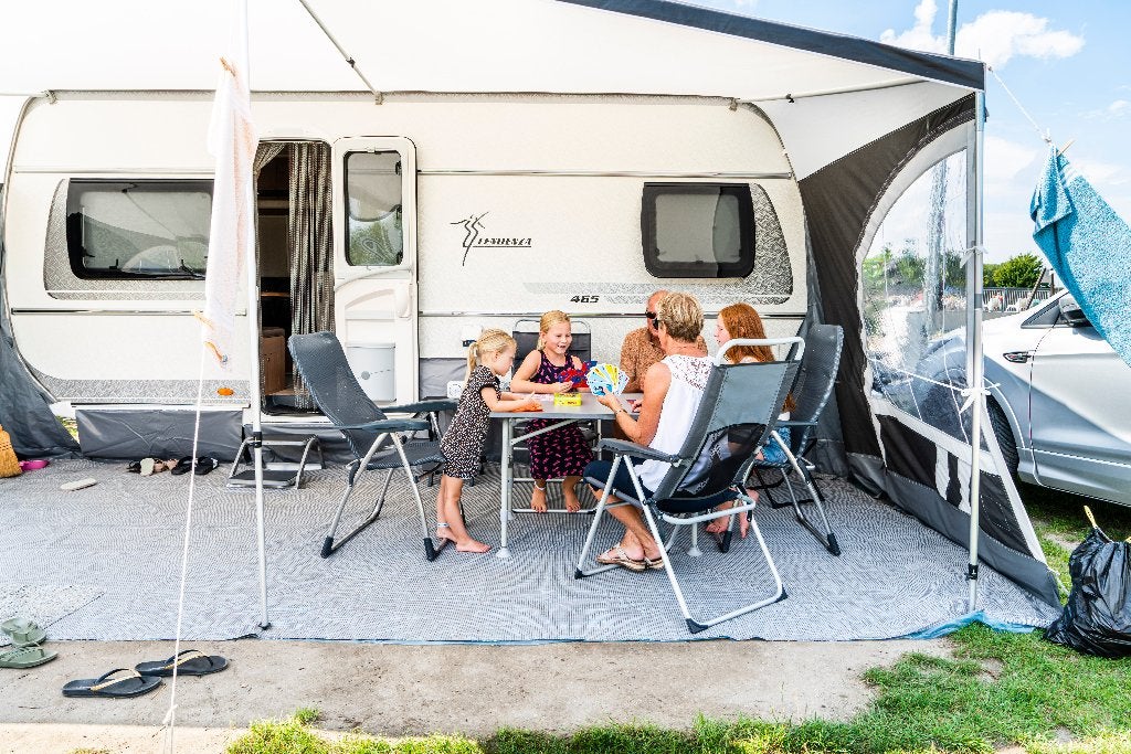 caravan luifel, Ophalen, Gebruikt