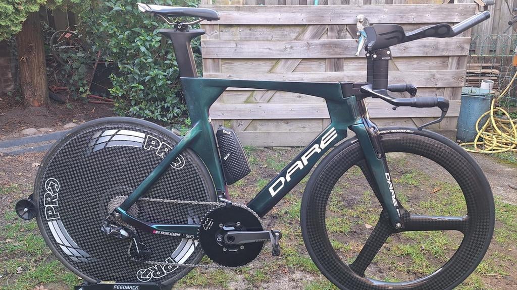 Dare TSRF TT / tri, Fietsen en Brommers, Carbon, Velgrem, Zo goed als nieuw, Meer dan 20 versnellingen