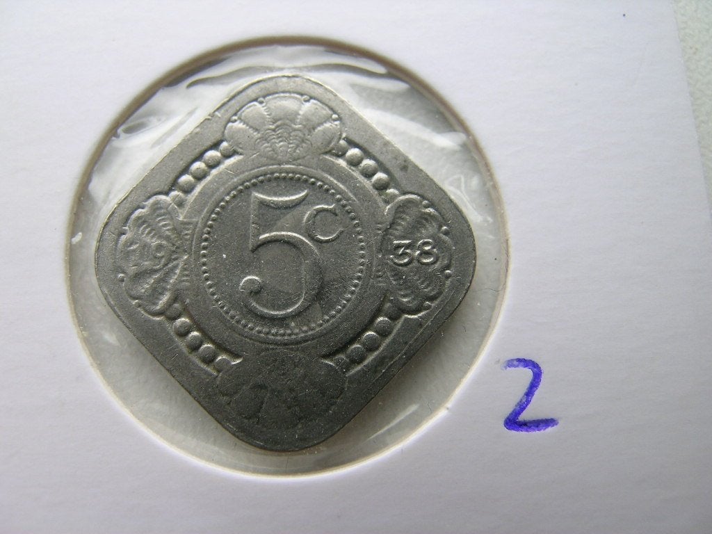 Stuiver 1938 (nr 2), Postzegels en Munten, Munten | Nederland, Ophalen of Verzenden, Koningin Wilhelmina, 5 cent, Losse munt