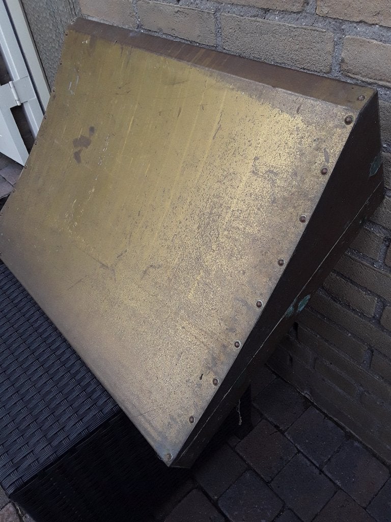 Koperen kap voor boven de afzuigkap, Witgoed en Apparatuur, Ophalen, Minder dan 200 m³ per uur, Wandschouwkap