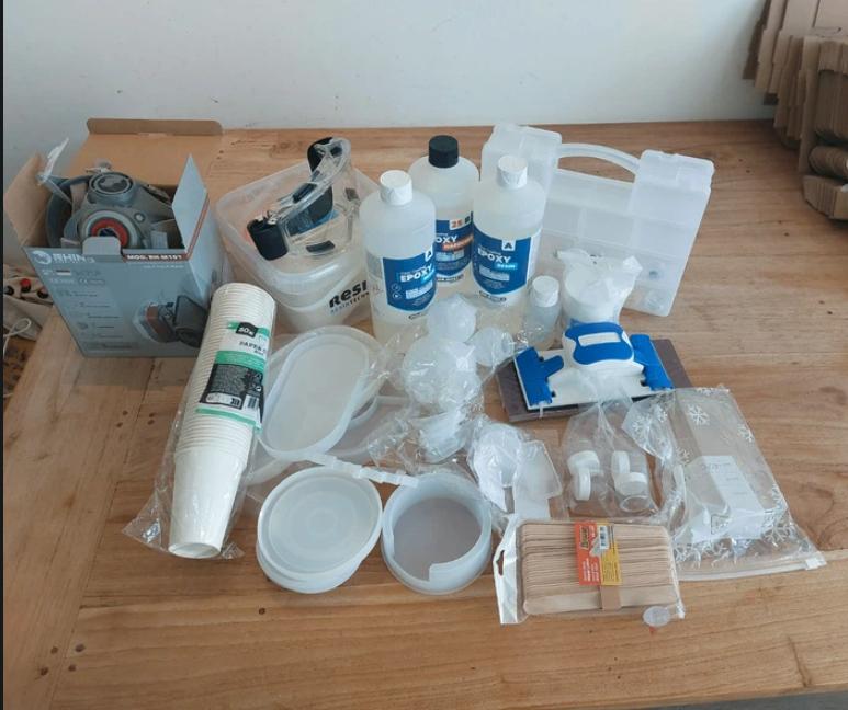 EPOXY DIY BUNDEL, Ophalen of Verzenden, Zo goed als nieuw, Knutselwerk