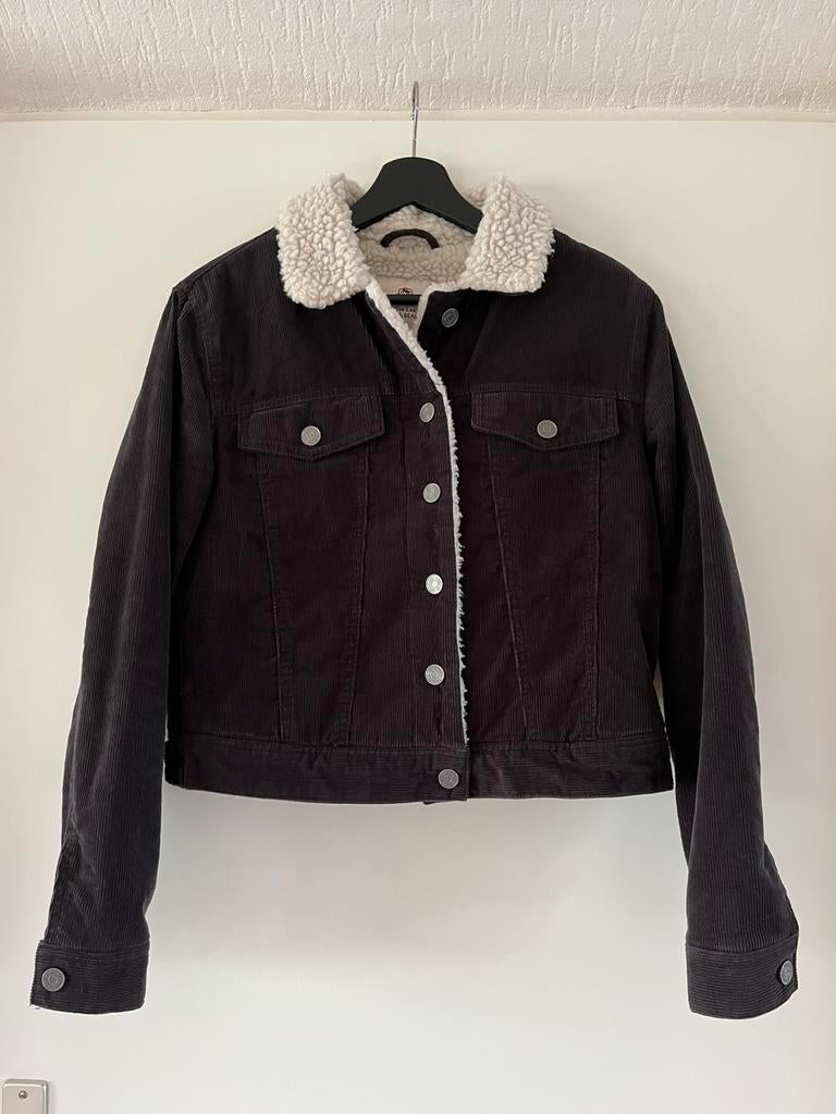 Bruin gevoerd jasje, Kleding | Dames, Ophalen of Verzenden, Zo goed als nieuw, Maat 36 (S), Bruin