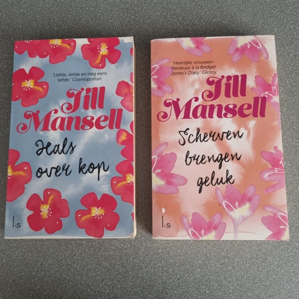 Jill Mansell boeken: Hals over Kop & Scherven brengen geluk, Ophalen of Verzenden, Gelezen, Jill Mansell, Nederland