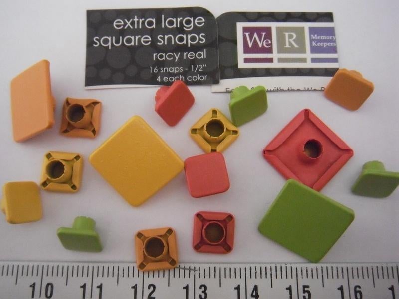 WeR Memory Keepers squares snaps large + extra large, Ophalen of Verzenden, Nieuw, Overige thema's, Overige typen