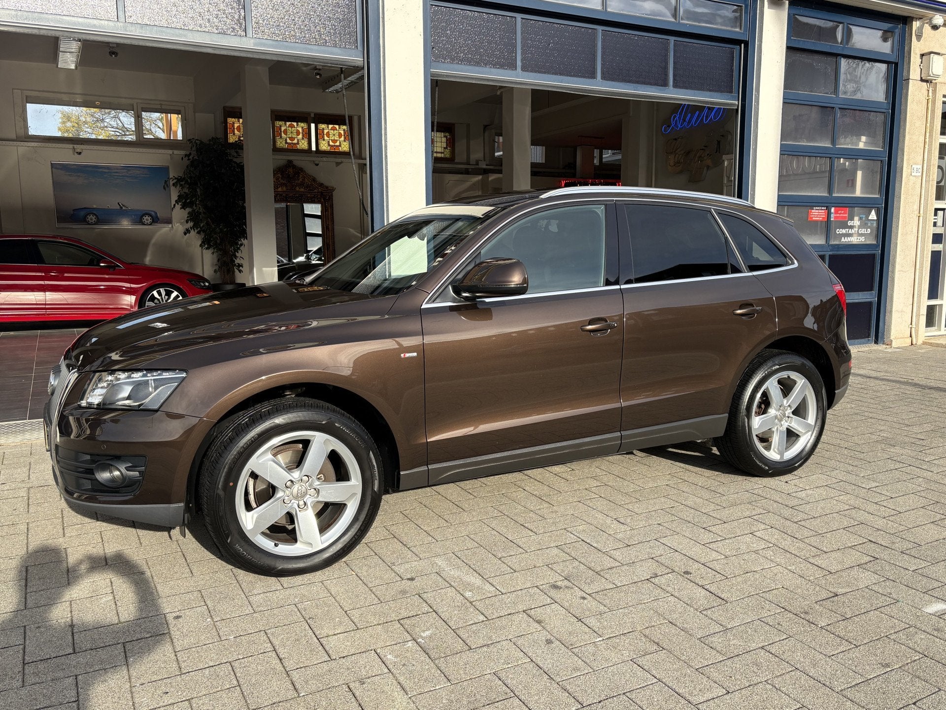 Audi Q5 2.0 TFSI quattro Pro Line S-LINE PANORAMA-VAG ONDERH, Auto's, Automaat, Gebruikt, Zwart, 4 cilinders