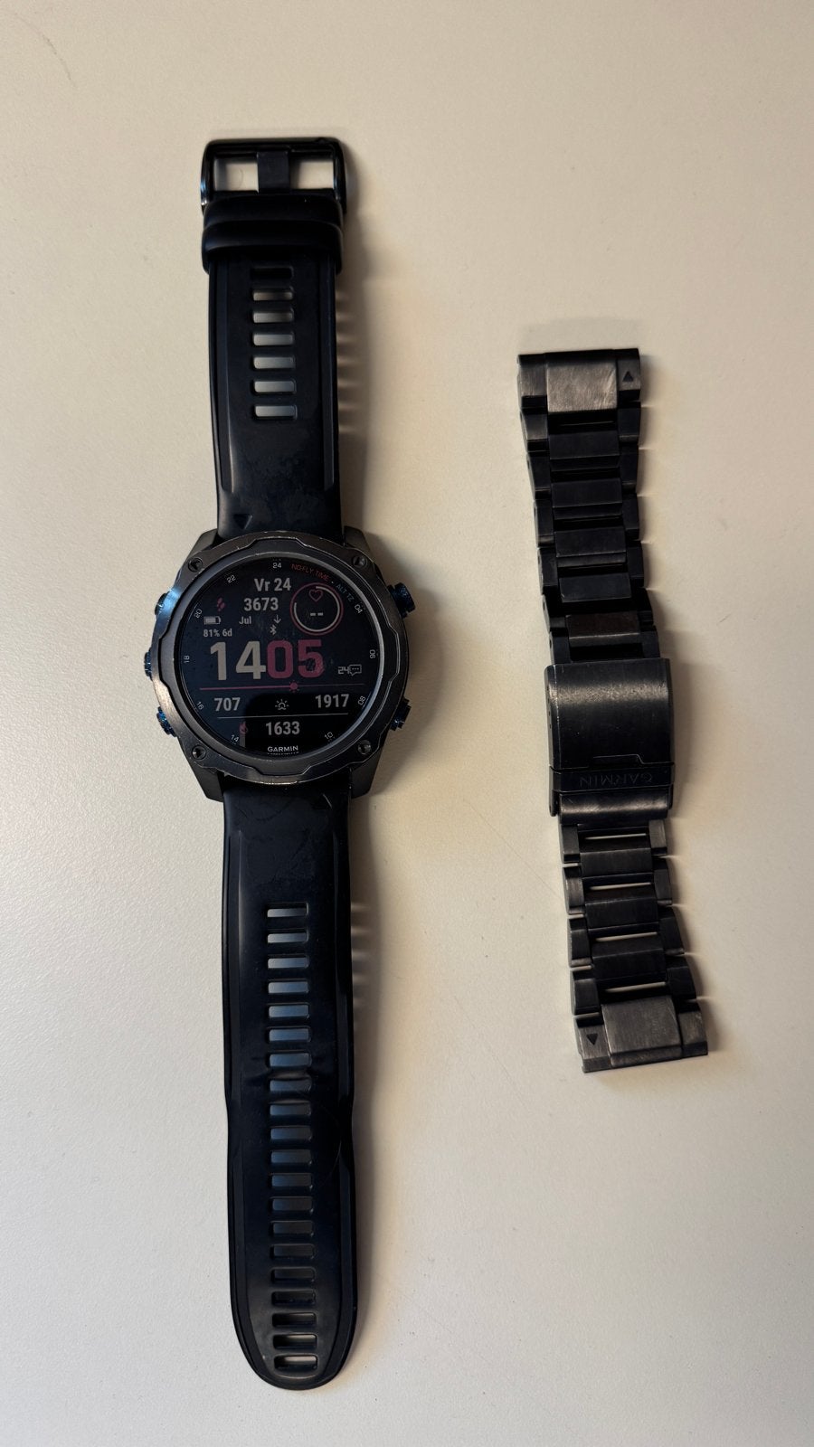Garmin Descent Mk2i duikcomputer/smartwatch met extra band, Sieraden, Tassen en Uiterlijk, Sporthorloges, Zo goed als nieuw, Android