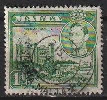 Malta Michel 192, Ophalen of Verzenden, Malta, Gestempeld