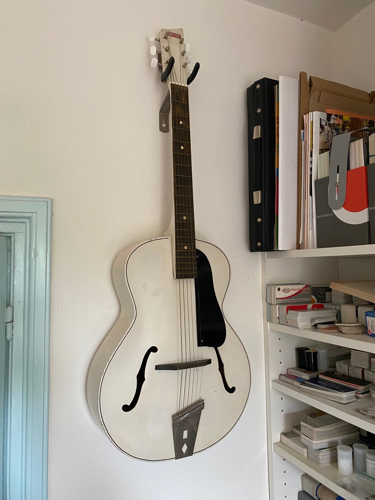 Egmond gitaar, Muziek en Instrumenten, Snaarinstrumenten | Gitaren | Bas, Ophalen, Gebruikt, Akoestisch, 6-snarig