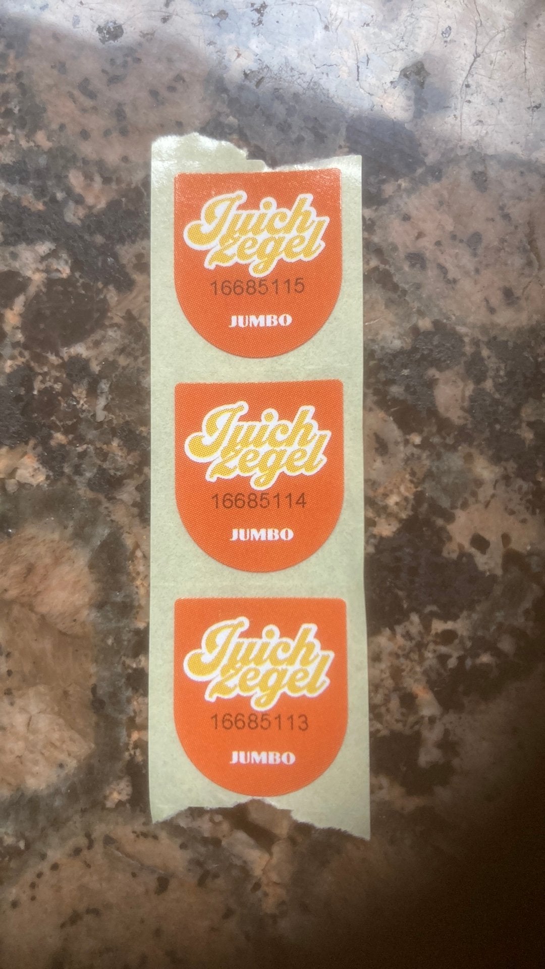 3x juich zegels jumbo, Verzamelen, Supermarktacties, Ophalen of Verzenden