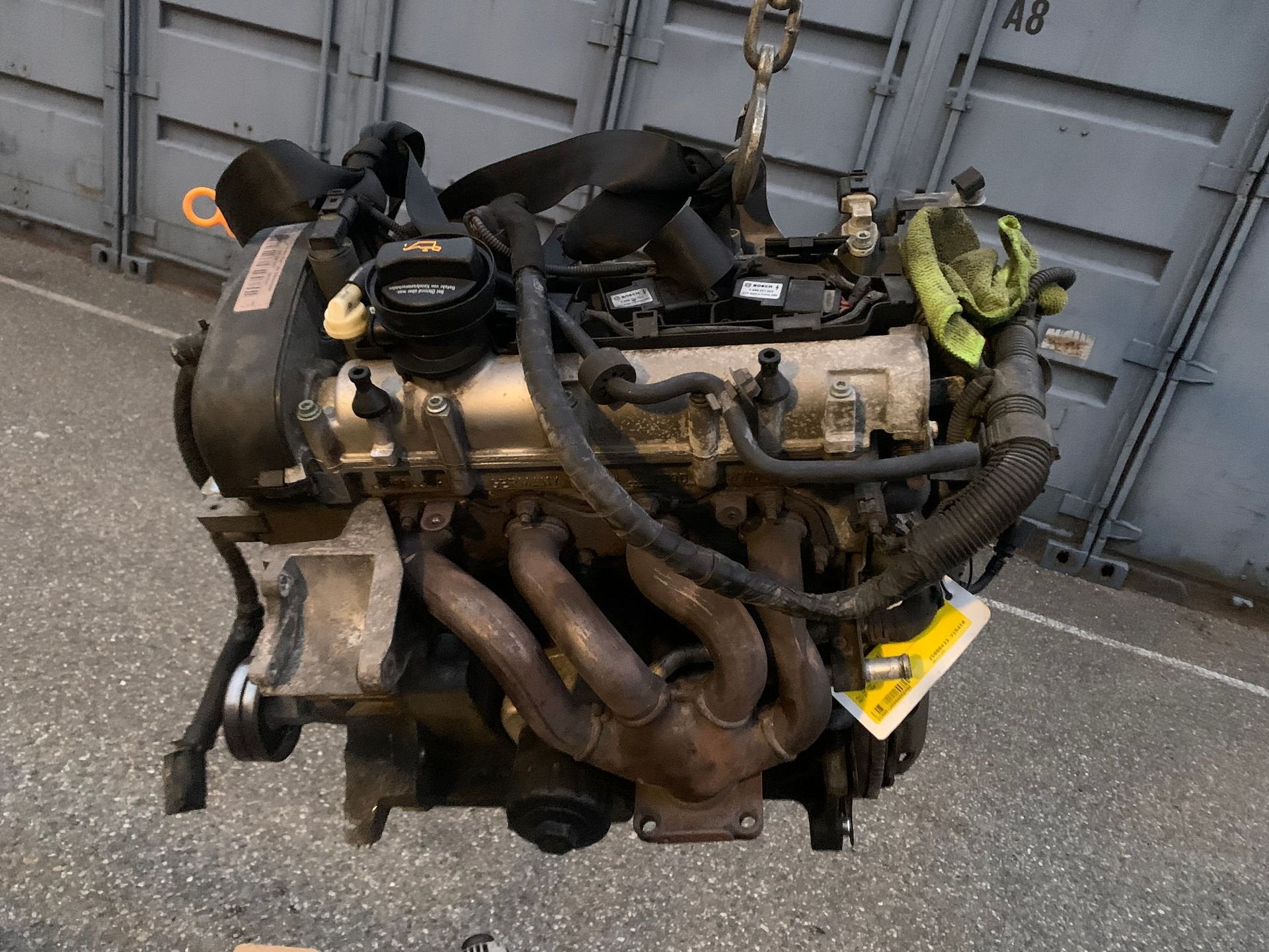 motor vw golf IV 1.6 FSI audi A2 fsi 2003 tot 2006 code BAD, Gebruikt, -, -, Ophalen of Verzenden