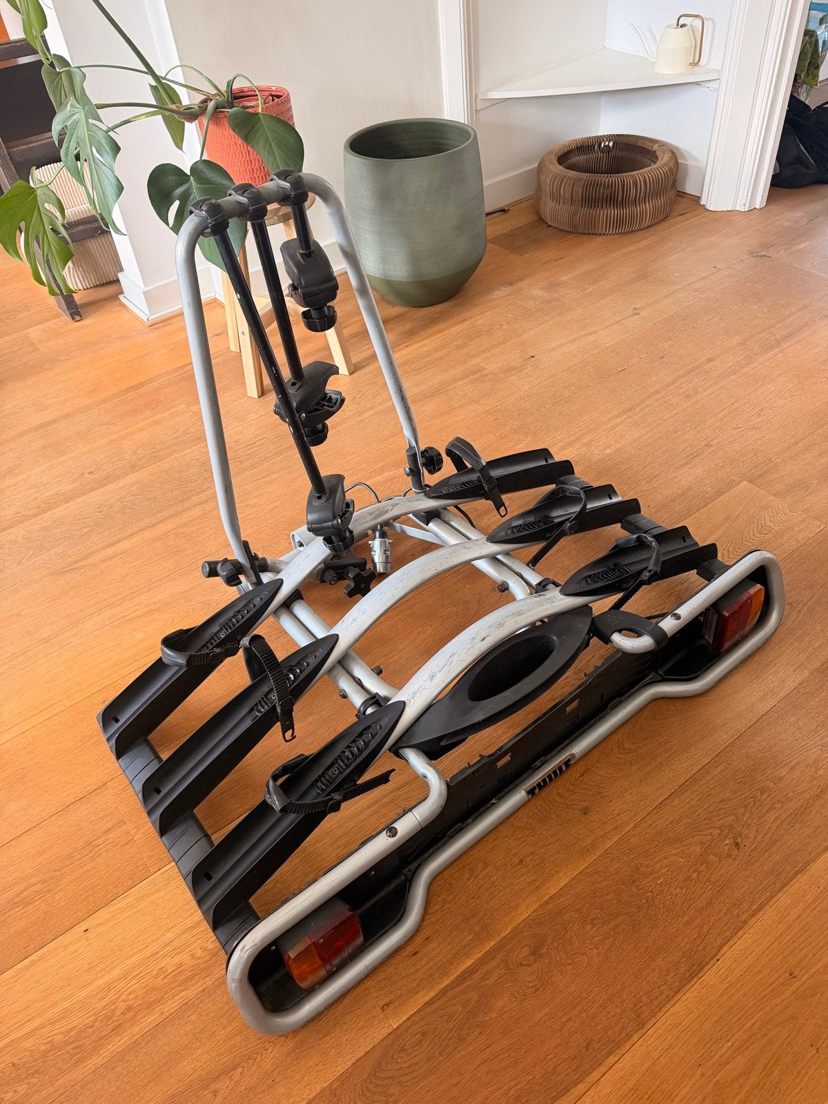 Thule Euroway Trekhaak Fietsendrager voor 3 fietsen, 7-polig, Auto diversen, Ophalen, 3 fietsen of meer, Elektrische fiets, Zo goed als nieuw