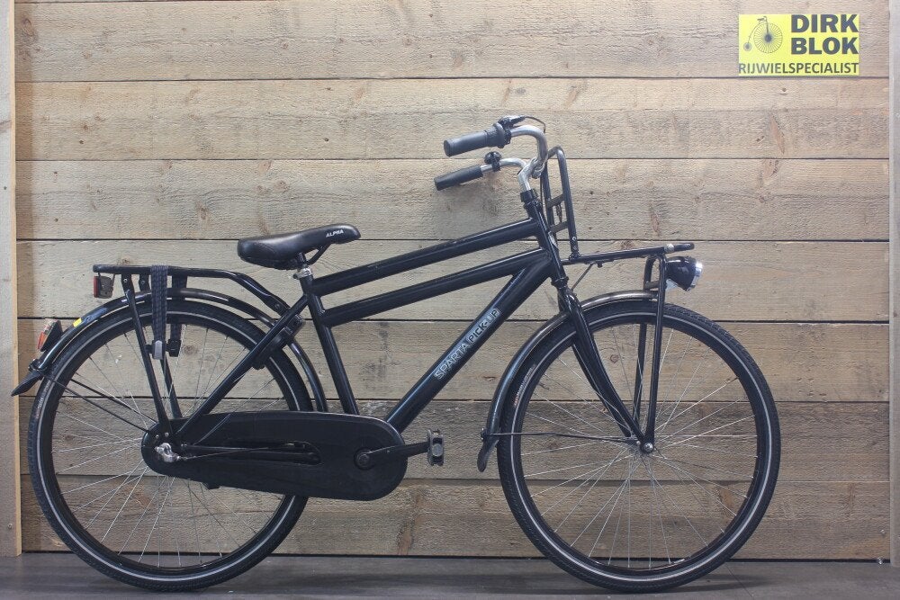 26 inch Sparta Pick-Up transportfiets 3v zwart +3mndgarantie, Fietsen en Brommers, Fietsen | Jongens, Niet ingevuld, Gebruikt