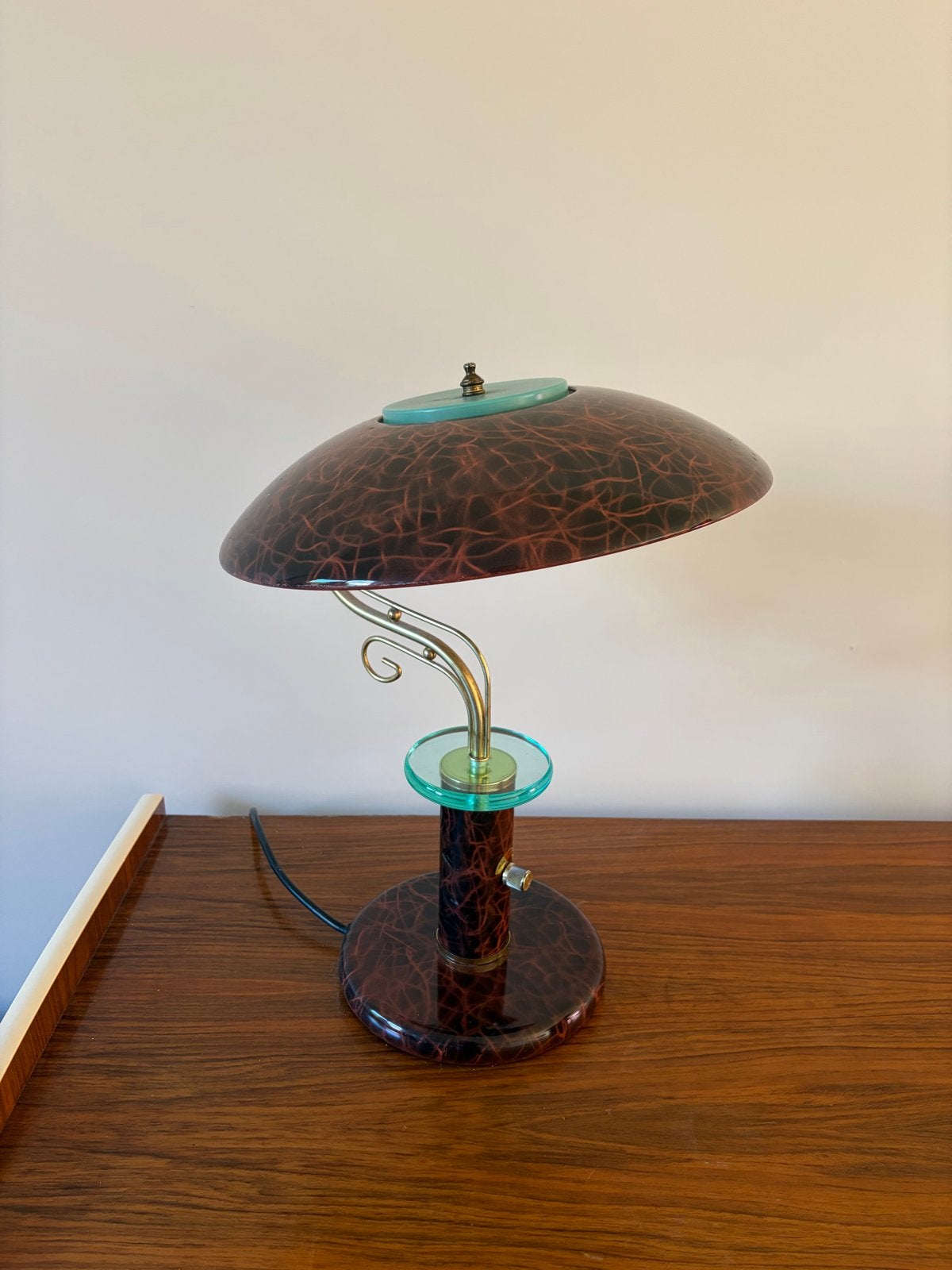 Vintage tafellamp, Ophalen, Met schakelaar, Gebruikt, Vintage