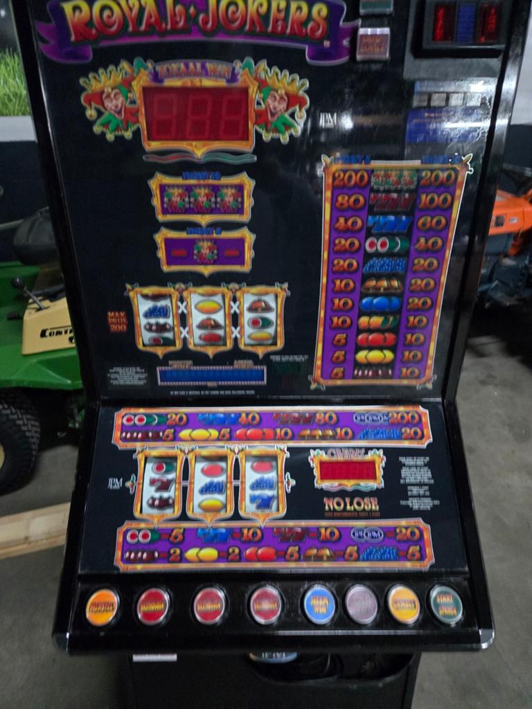 fruitautomaat gokkast Royal jokers, Euro, Ophalen, Gebruikt, Met sleutels