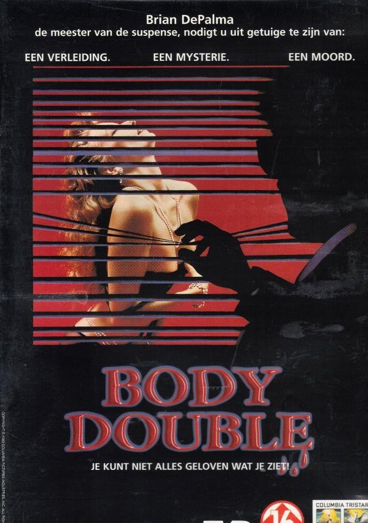 Body Double - Brian De Palma, Vanaf 16 jaar, Ophalen of Verzenden, Zo goed als nieuw, Actiethriller