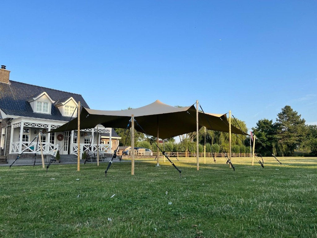 Stretchtent partytent feesttent strechtent, Partytent, 6 meter of meer, Nieuw, 8 meter of meer