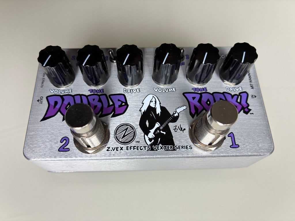 ZVEX Double Rock = Super Hard On + Box Of Rock + Distortron, Muziek en Instrumenten, Effecten, Ophalen, Zo goed als nieuw, Volume