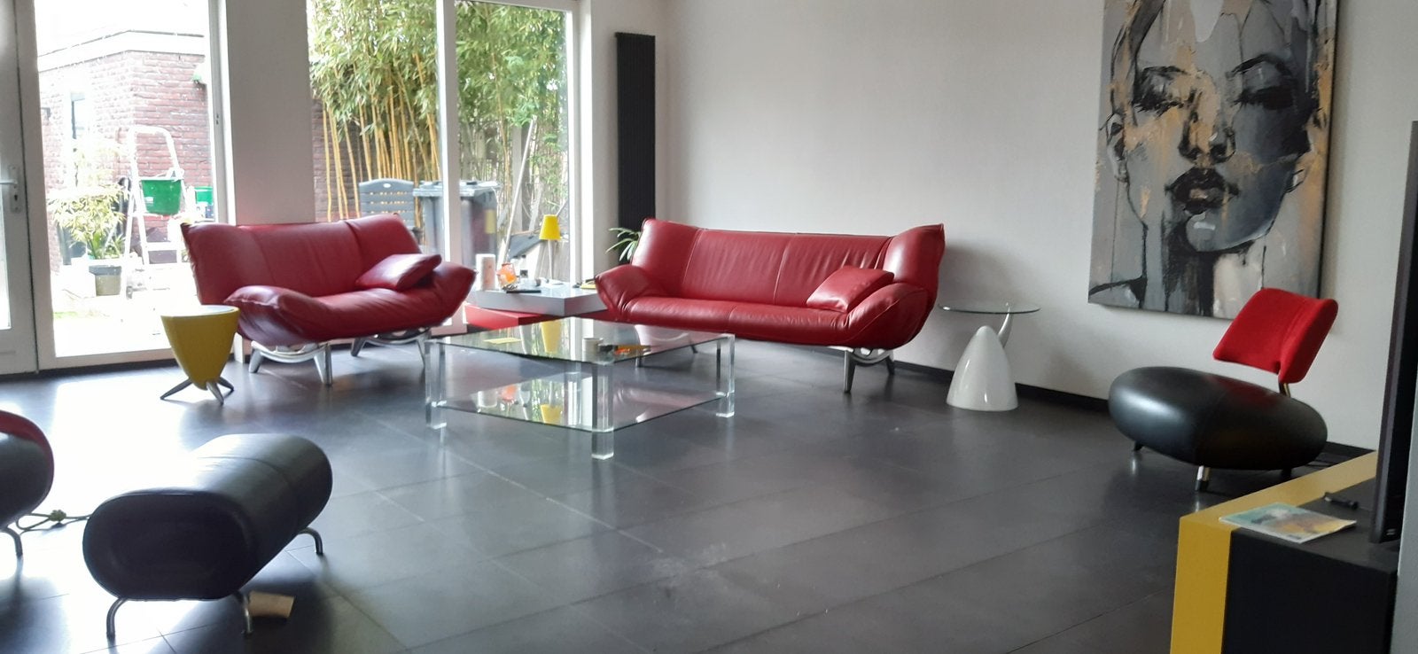 BOR - Design          Salontafel glas, Huis en Inrichting, Tafels | Salontafels, Ophalen, Vierkant, 100 tot 150 cm, 50 tot 100 cm