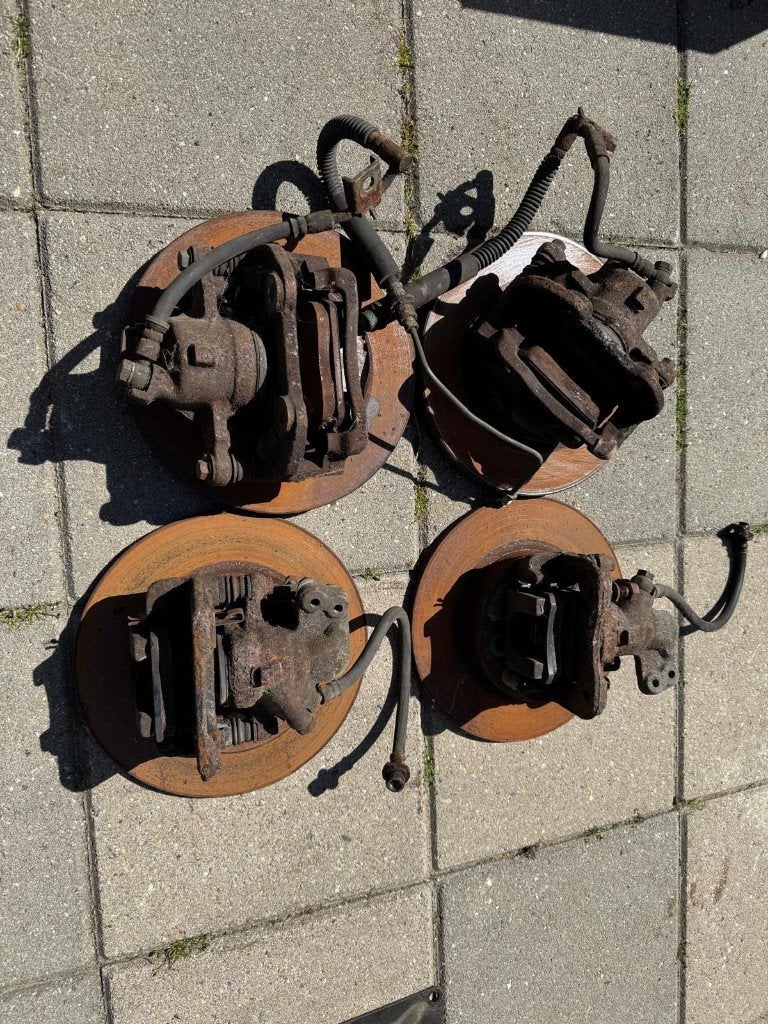 Complete remklauw met schijven en blokken voor MG F MGF 1997, Auto-onderdelen, Ophalen, Gebruikt, MG
