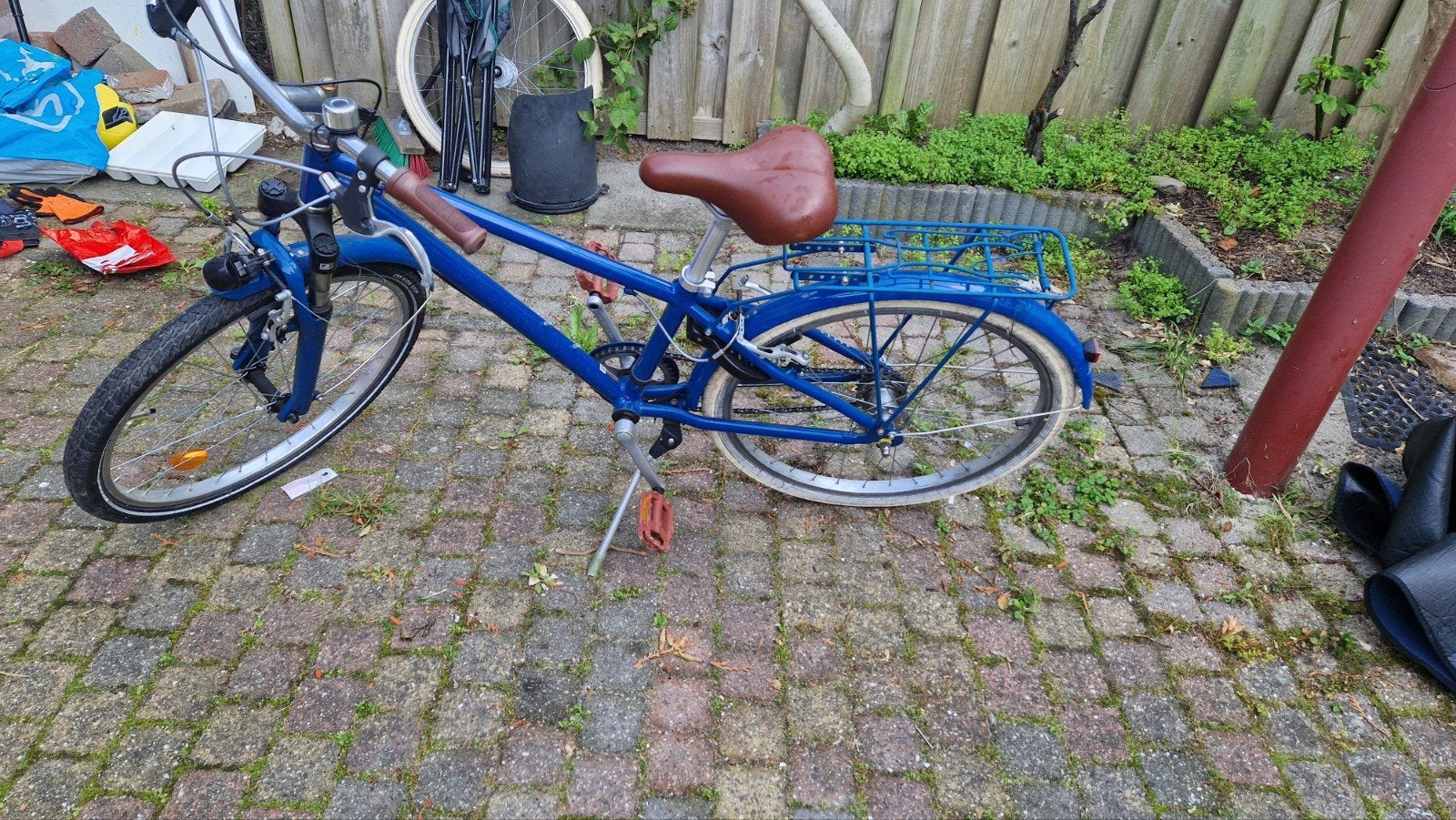 Decathlon 9-12 jaar fiets met NIEUWE VOORBAND EN EEN SLOT, Minder dan 49 cm, Ophalen, Gebruikt, Overige merken