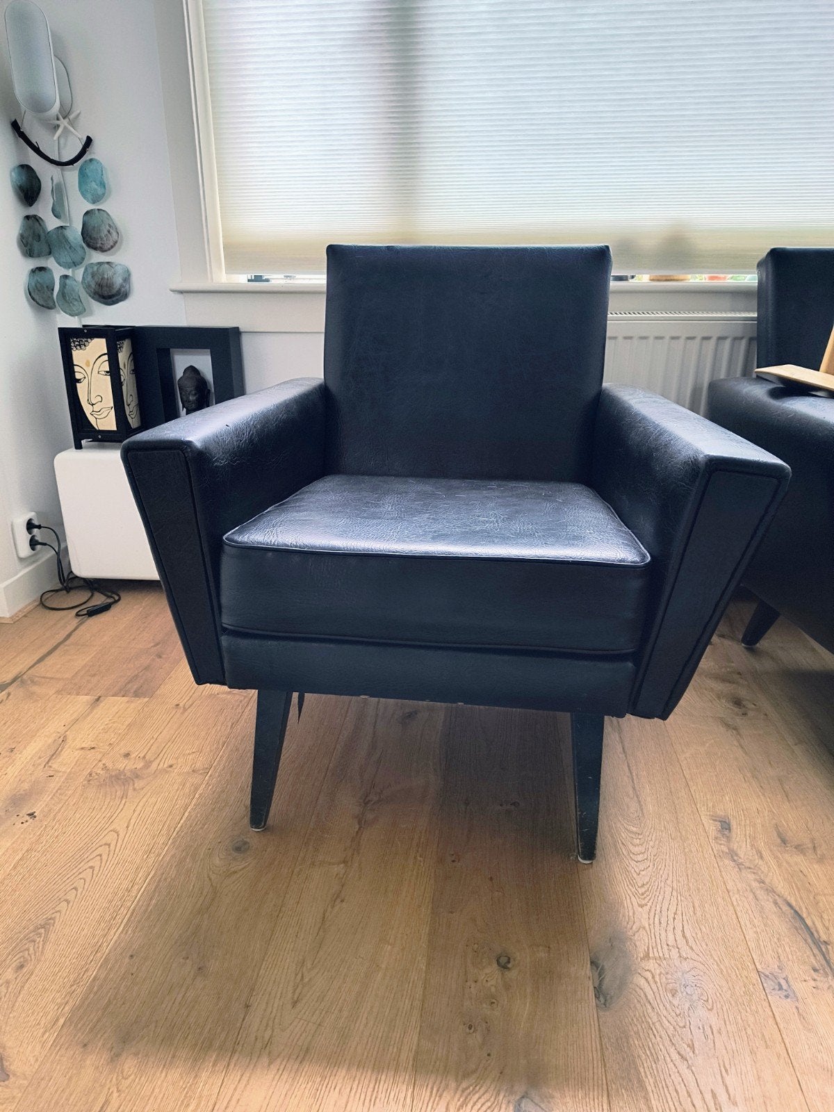 Mid-century vintage clubfauteuil jaren 50/60, Ophalen, Overige materialen, Gebruikt, Mid-Century 50/60