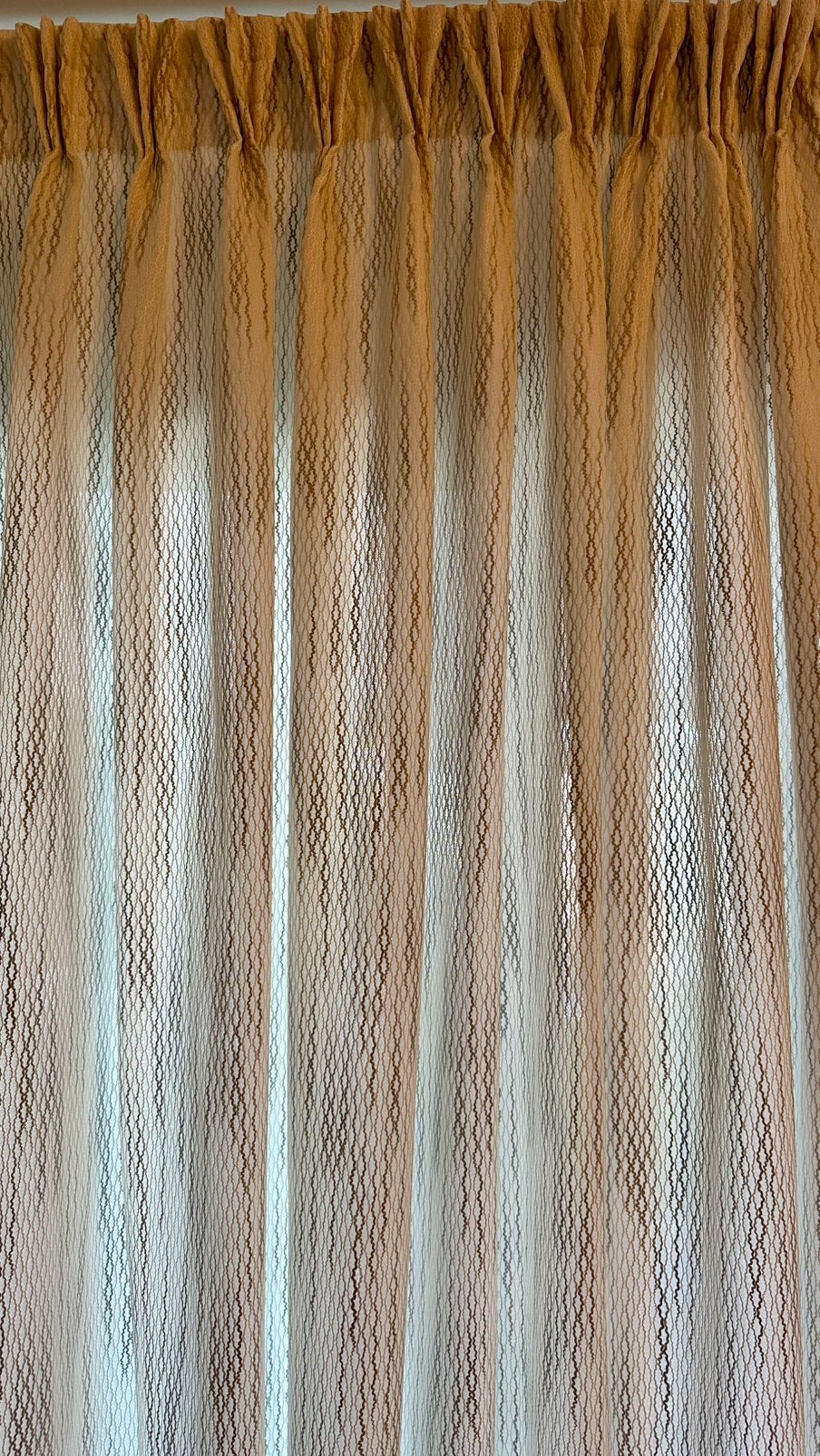 Mooie lichtdoorlatende gordijnen 2 x 250 cm – 245,5 cm hoog, Ophalen, Gebruikt, 500 cm, 245 cm