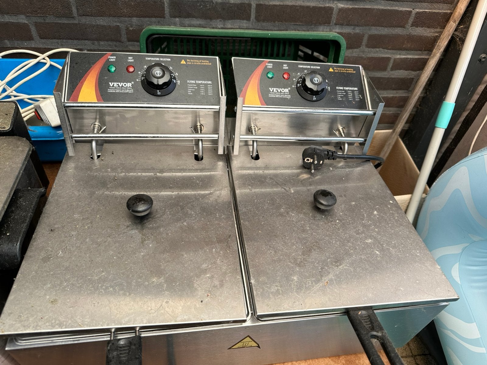 Mooie frite pan, 4 liter of meer, Ophalen, Zo goed als nieuw, Duo-friteuse