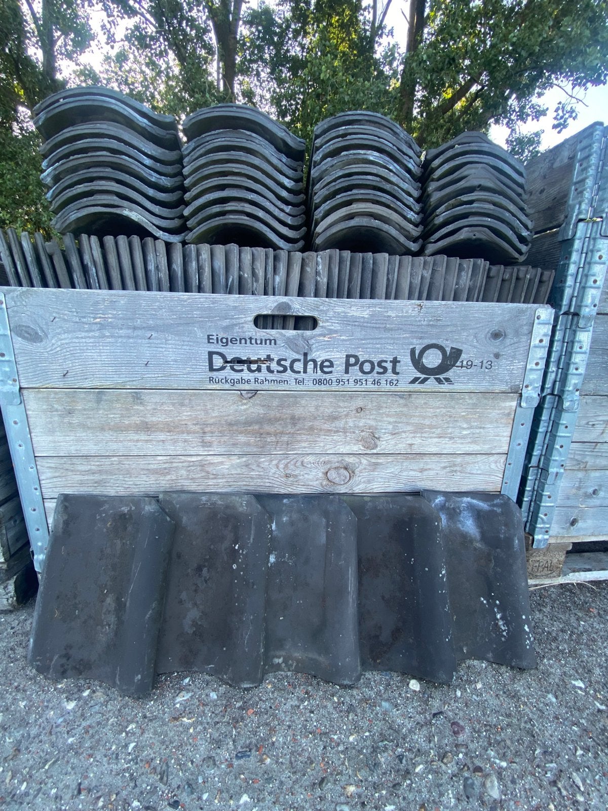 Oude holle/gebruikte dakpannen/oude dakpannen /vh, Steen of Klei, Ophalen of Verzenden, Zo goed als nieuw, 15 m² of meer