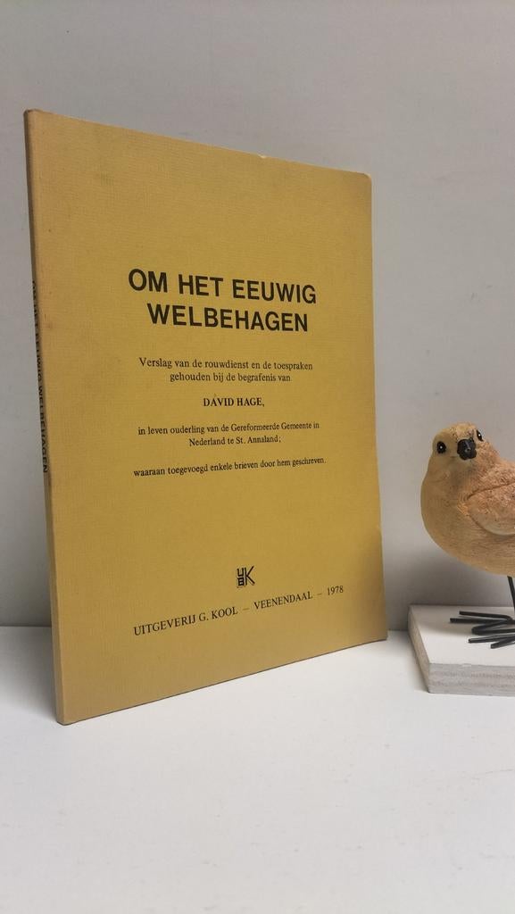 Hage, David; Om het eeuwig welbehagen, Ophalen of Verzenden, Gelezen, Christendom | Protestants