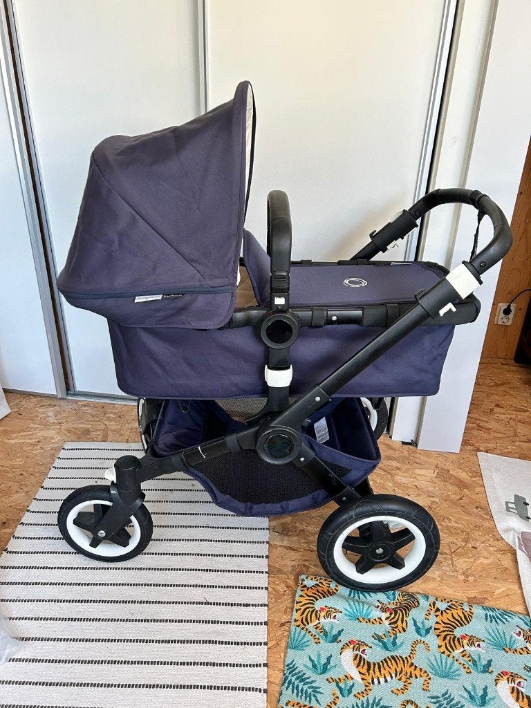Bugaboo Buffalo – donker blauw, Ophalen, Bugaboo, Verstelbare duwstang, Zo goed als nieuw