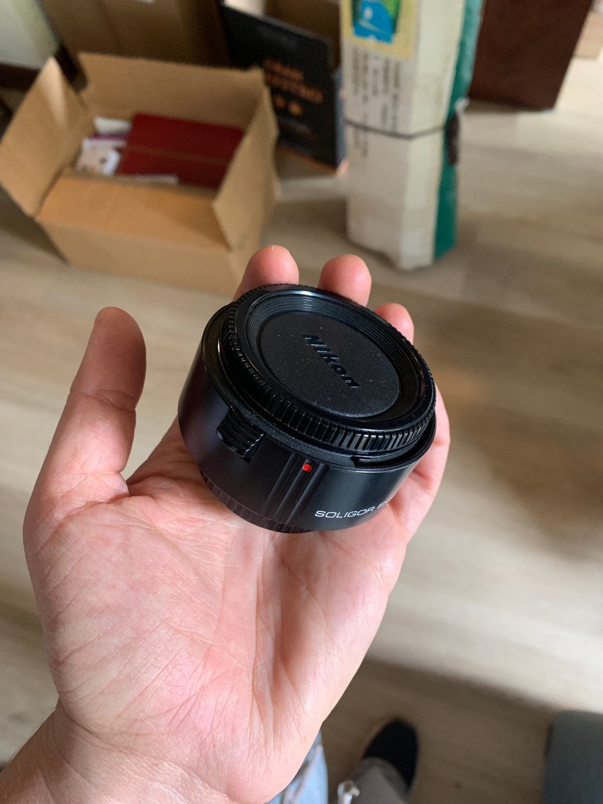 Soligor lensadapter Nikon, Ophalen of Verzenden, Zo goed als nieuw