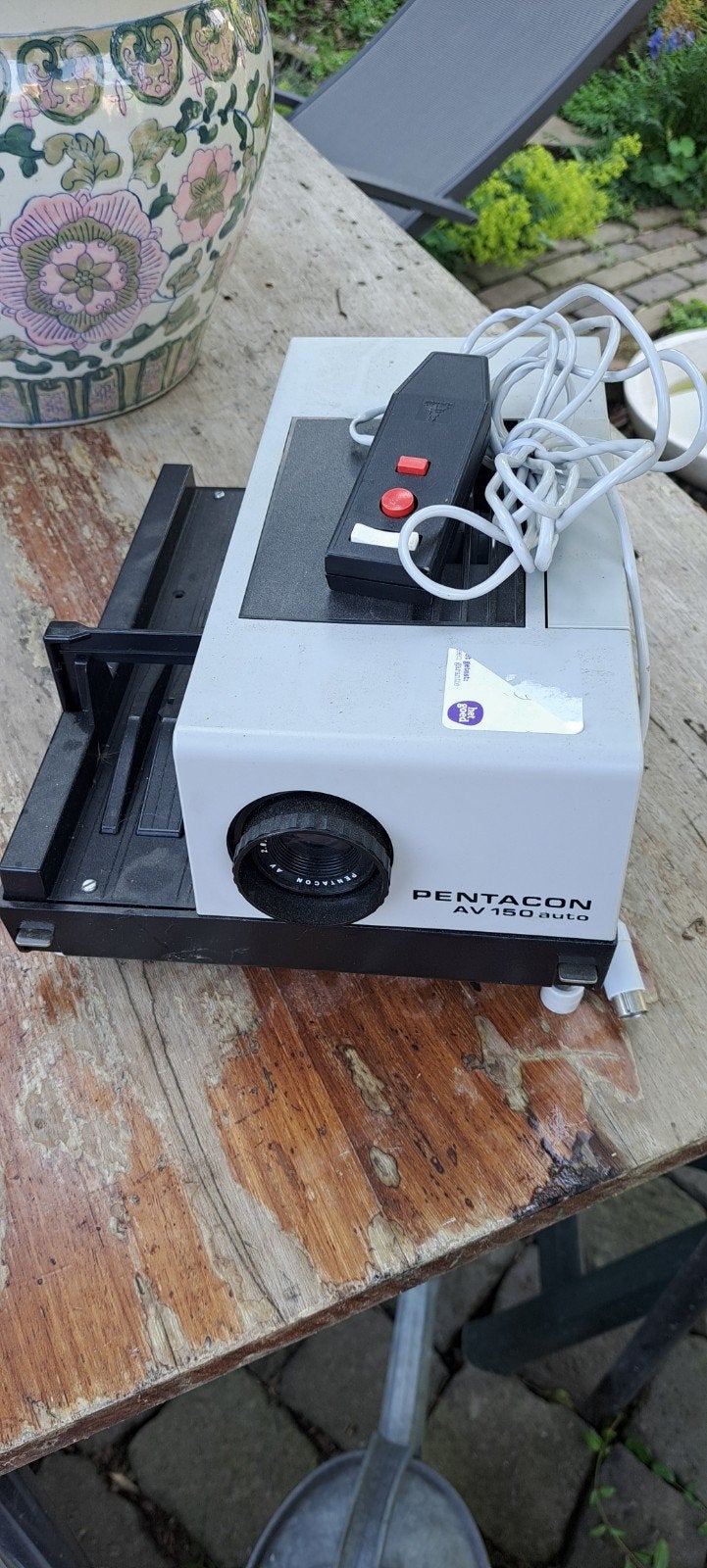 Pentacon AV 150 auto diaprojector met afstandsbediening, Ophalen of Verzenden