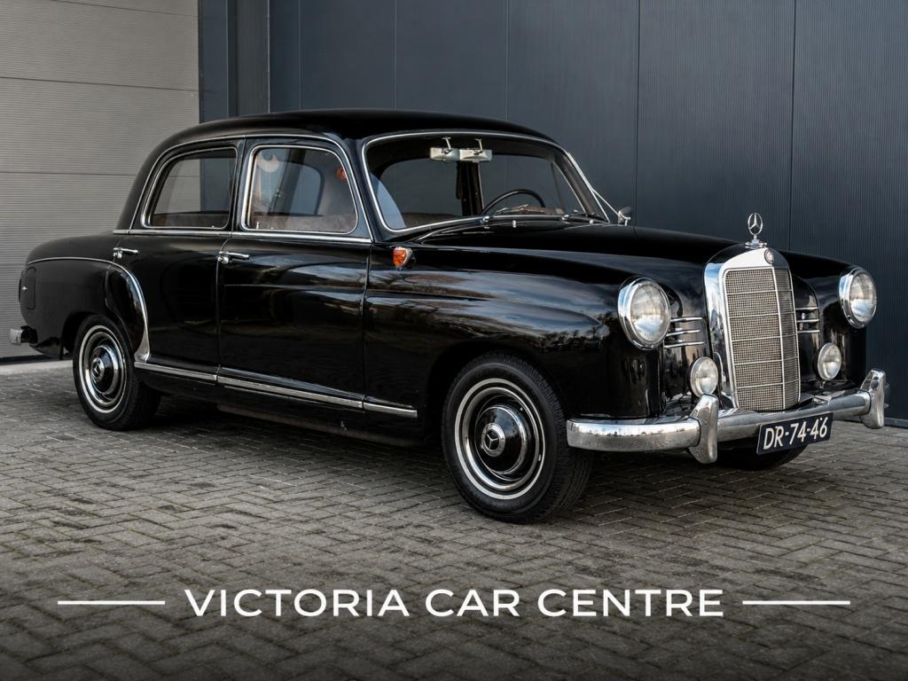 Mercedes-Benz 100-serie 180 D Ponton (bj 1955), Auto's, Oldtimers, Zwart, Mercedes-Benz, Bedrijf, Te koop