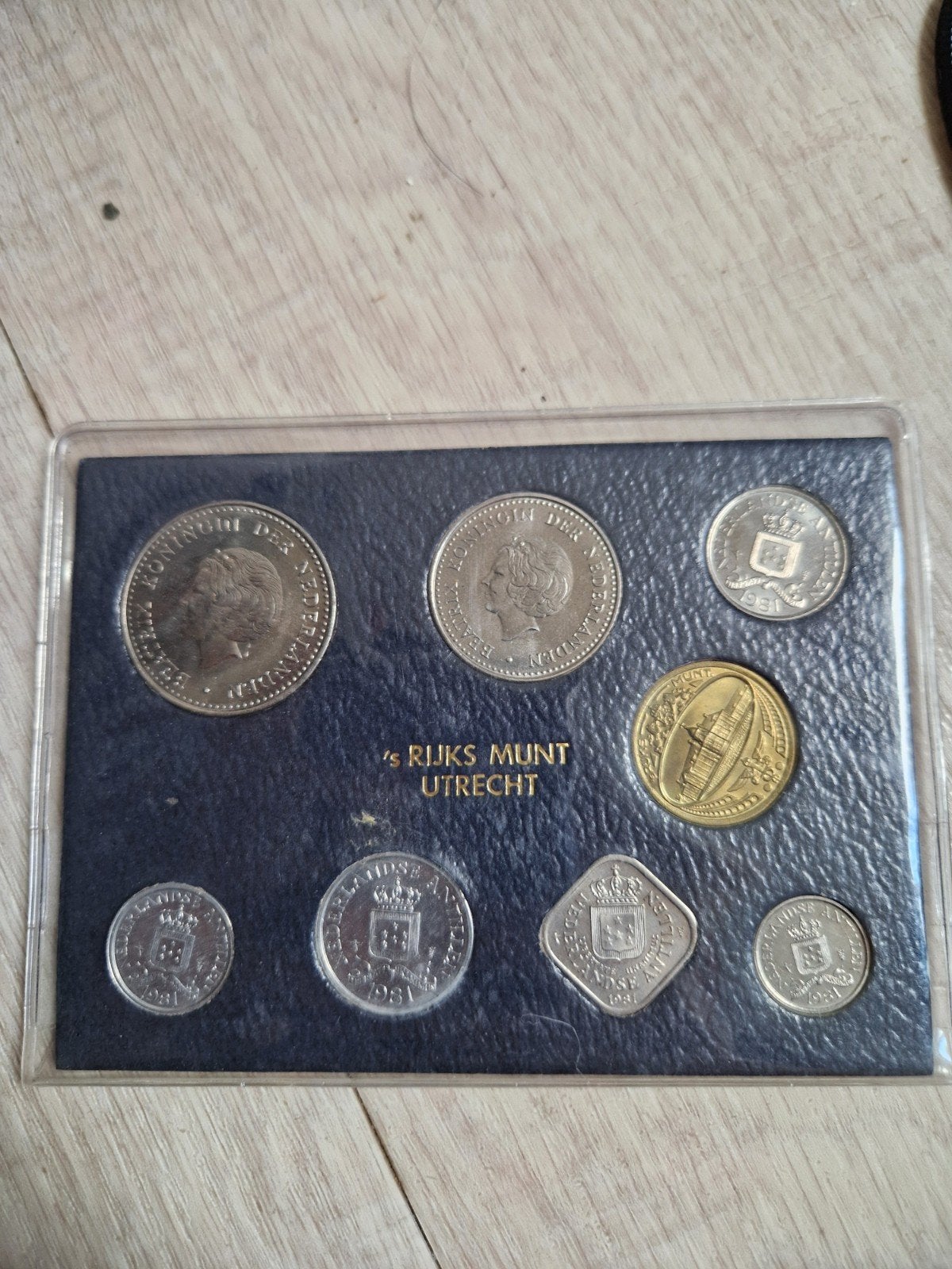 Officiële FDC-set Nederlandse antillen Utrecht munten, Ophalen of Verzenden, Nederland, Munten