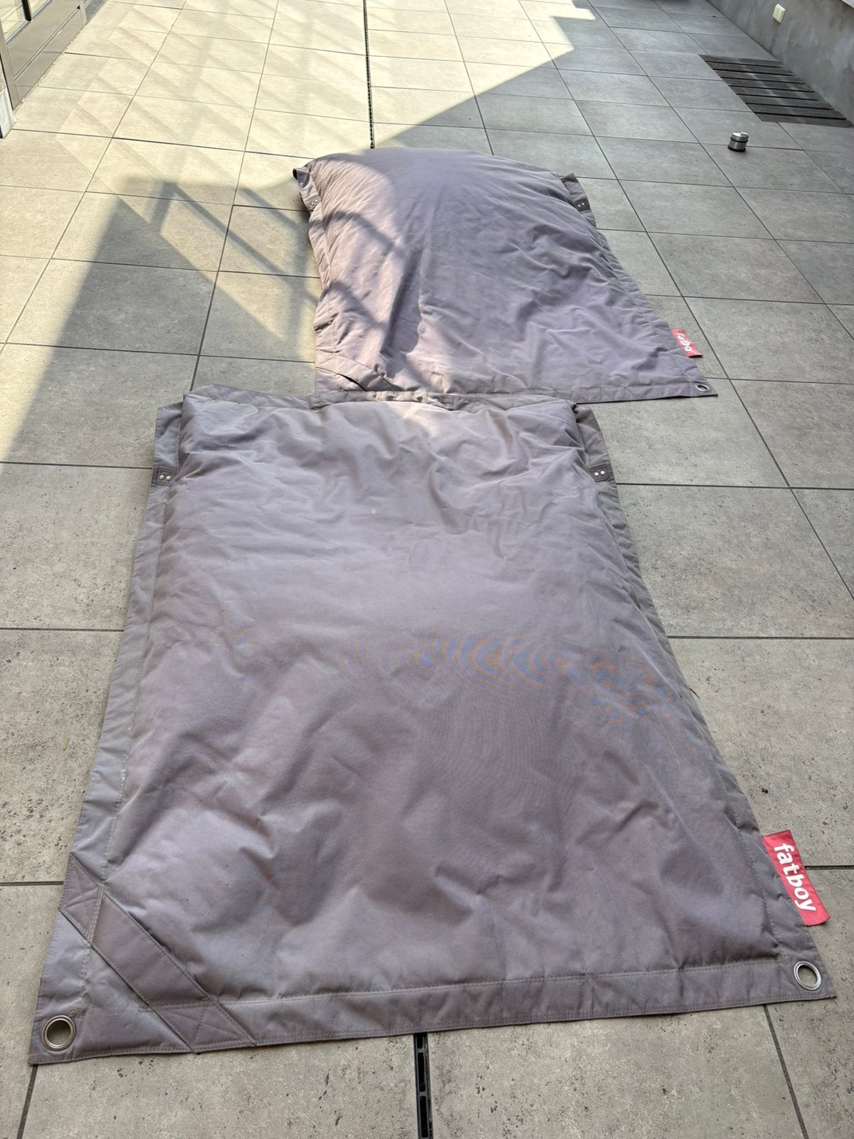 Grijze Fatboy Zitzak outdoor, Ophalen, Gebruikt, Grijs, Zitzak
