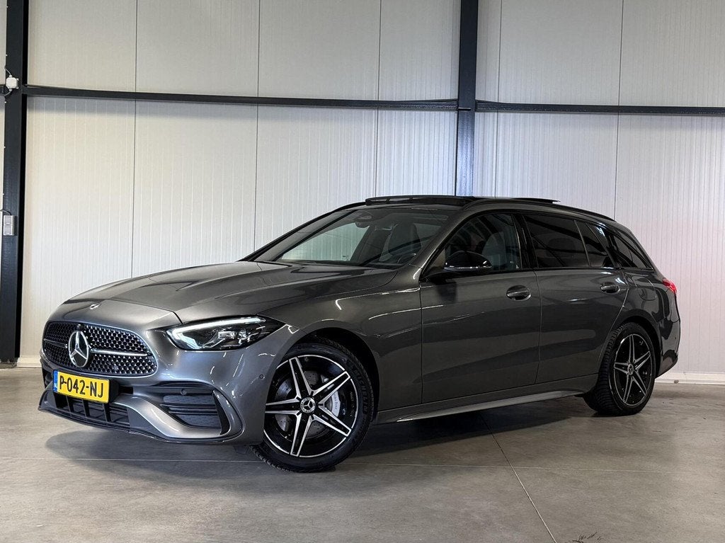 Mercedes C-klasse Estate 300 e AMG Line Pano Sfeer Leer NAP, Automaat, Achterwielaandrijving, Euro 6, 4 cilinders