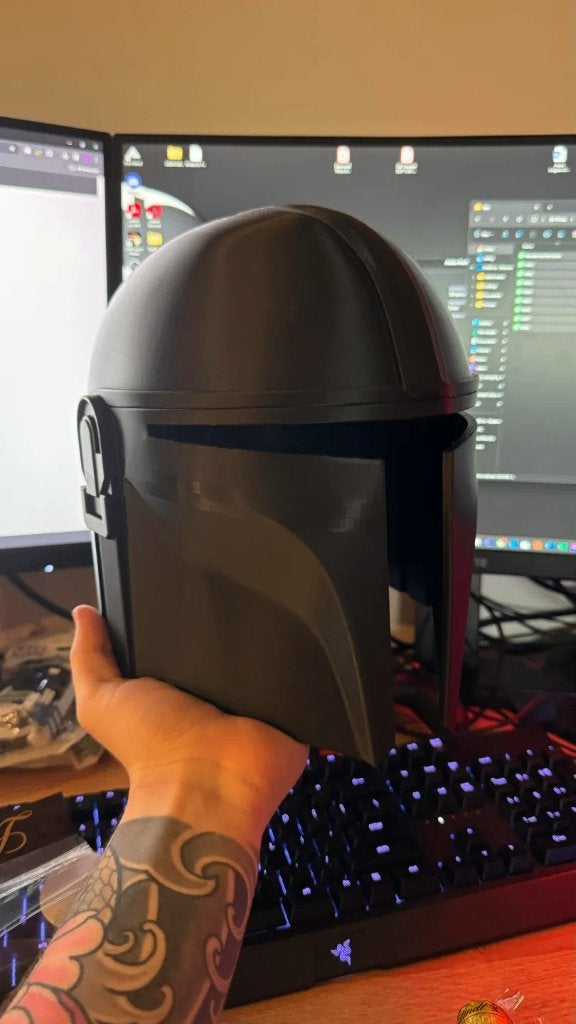 Mandalorian Helm Replica - Star Wars Cosplay, Ophalen of Verzenden, Nieuw, Replica