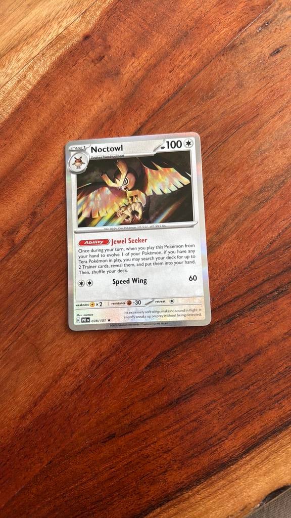 Noctowl 078/131 Holo, Verzenden, Zo goed als nieuw, Losse kaart