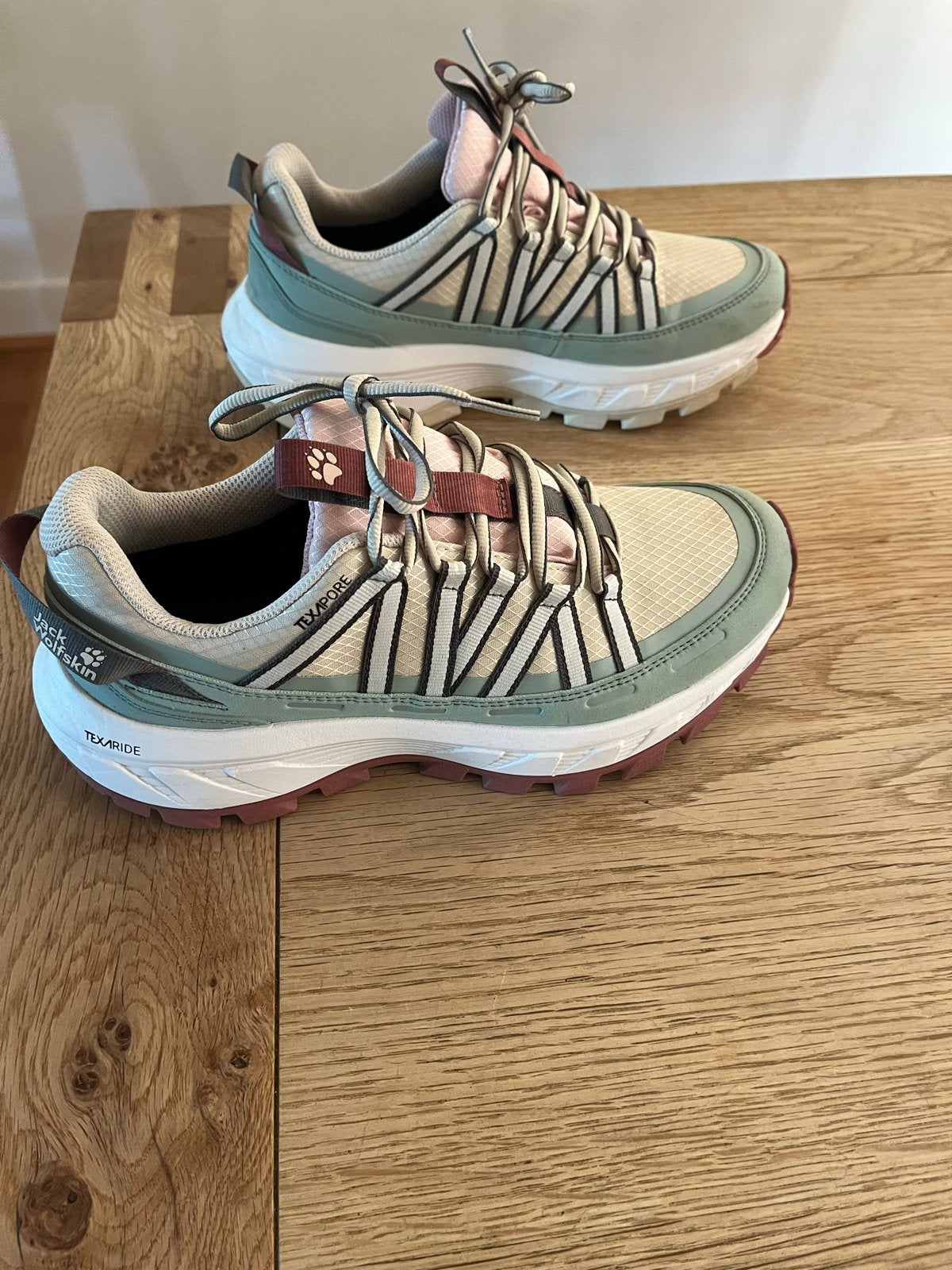 Jack Wolfskin Wild Hike Texapore Low Wandelschoenen Dames, Ophalen of Verzenden, Zo goed als nieuw, Beige, Wandelschoenen