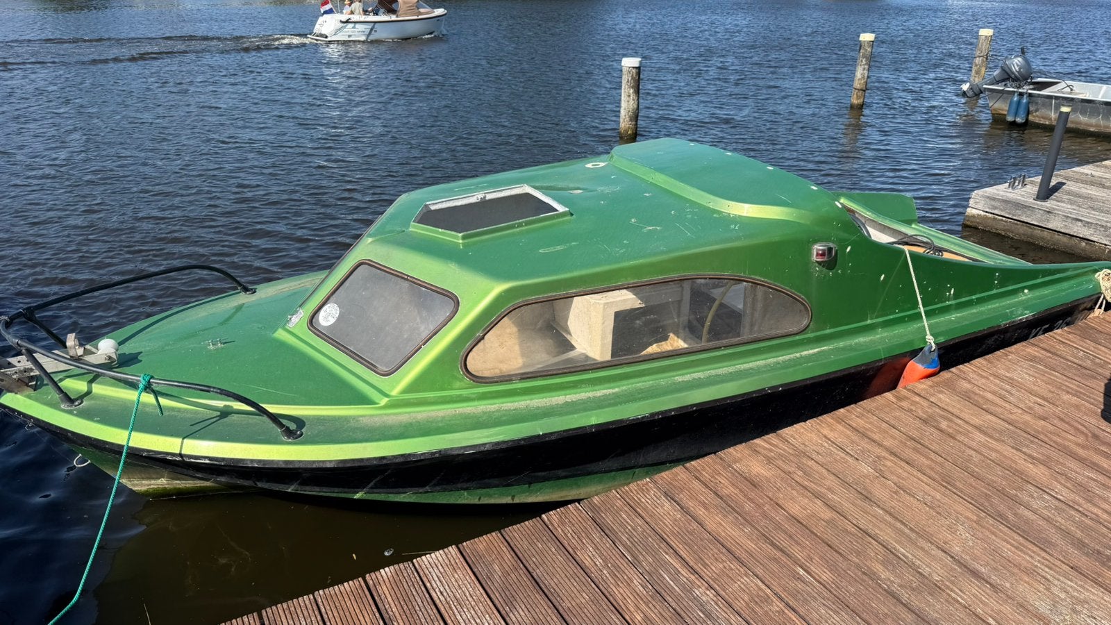 Kajuitbootje “Kermit”, 8 pk, Gebruikt, Kajuitboot, Buitenboordmotor